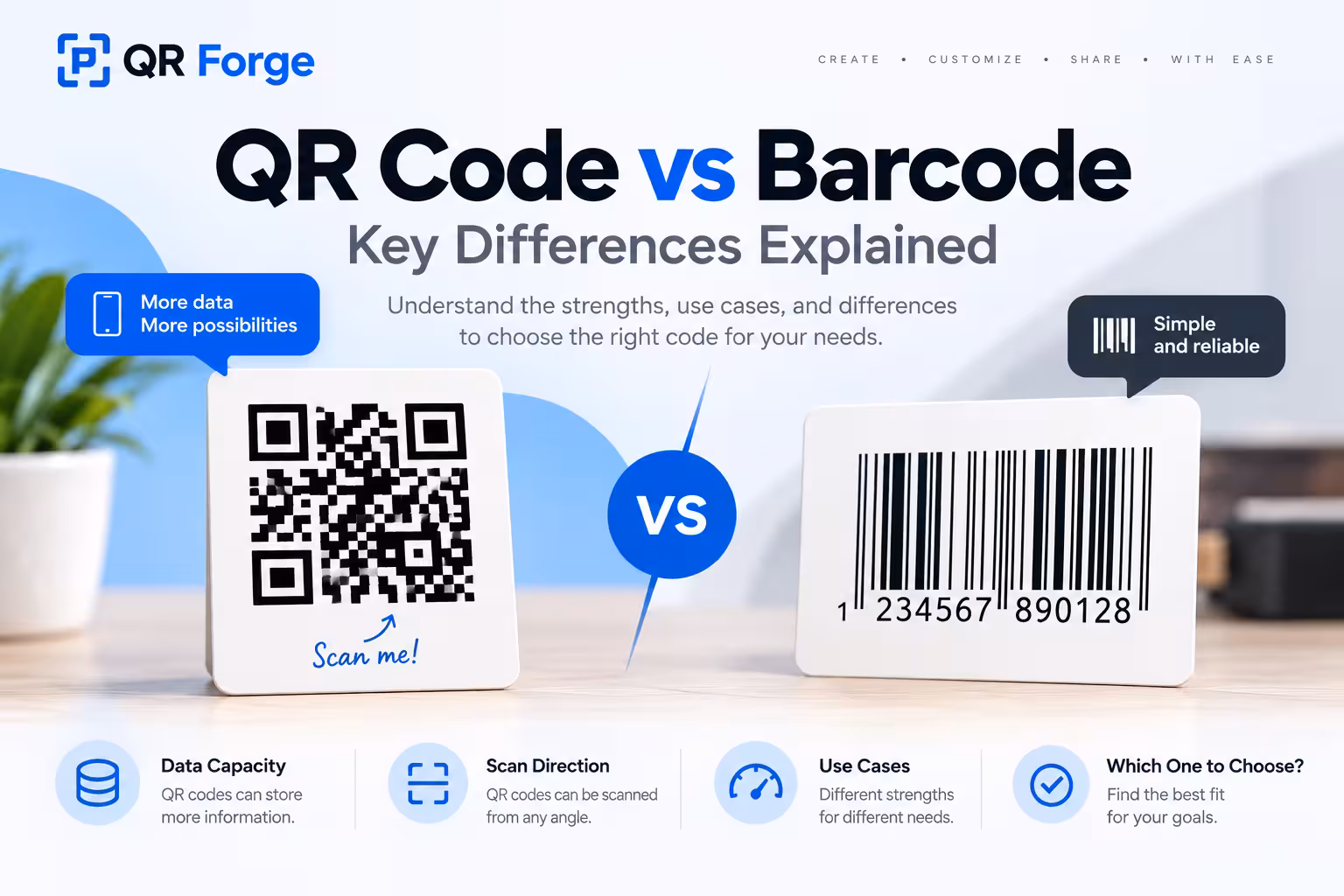 QR Code vs Barcode: Key Differences Explained